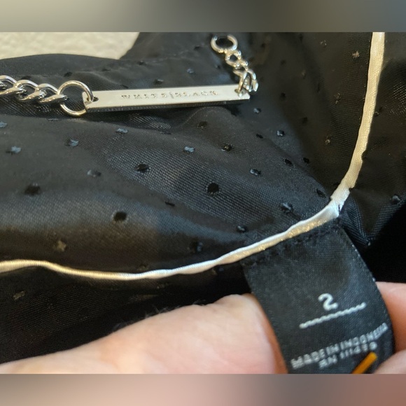 White House Black Market~Sweet~Ruffle Collar~Button Closure~Short Blazer~Size 2 - Picture 2 of 16